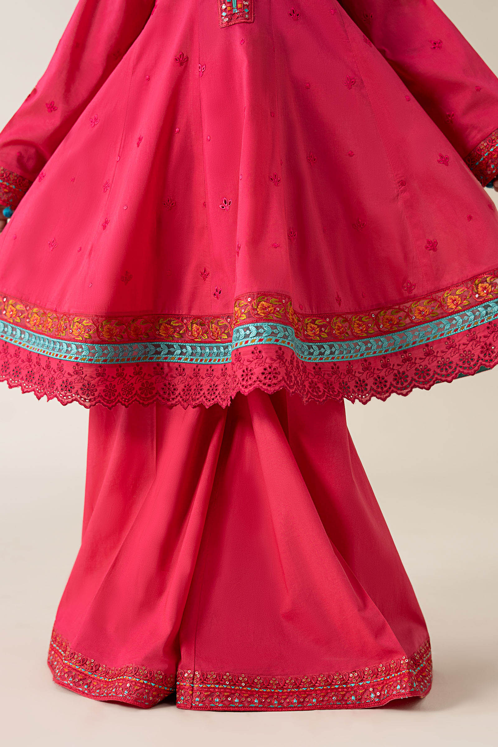 3 Piece Embroidered Lawn Suit - Kids Clothing - available at Maria Faisal in UK and USA.
