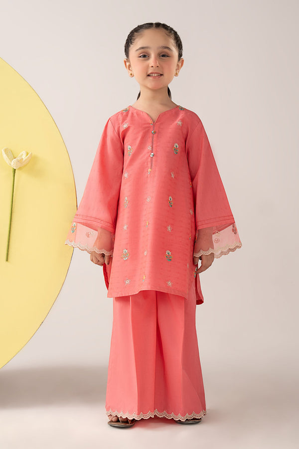kids-clothes-mkd-ea26-03-pink by Maria B Kids - Designer Dress  - Type : KidsClothes - Available at Libasekhas UK - 100% Original 