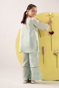 kids-clothes-mkd-ea26-04-aqua by Maria B Kids - Designer Dress  - Type : KidsClothes - Available at Libasekhas UK - 100% Original 