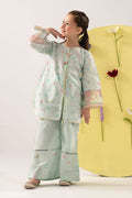 kids-clothes-mkd-ea26-04-aqua by Maria B Kids - Designer Dress  - Type : KidsClothes - Available at Libasekhas UK - 100% Original 