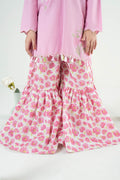 kids-clothes-mkd-ea26-05-tea-pink by Maria B Kids - Designer Dress  - Type : KidsClothes - Available at Libasekhas UK - 100% Original 