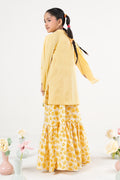 kids-clothes-mkd-ea26-05-yellow by Maria B Kids - Designer Dress  - Type : KidsClothes - Available at Libasekhas UK - 100% Original 