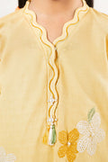 kids-clothes-mkd-ea26-05-yellow by Maria B Kids - Designer Dress  - Type : KidsClothes - Available at Libasekhas UK - 100% Original 