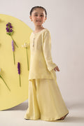 kids-clothes-mkd-ea26-07-yellow by Maria B Kids - Designer Dress  - Type : KidsClothes - Available at Libasekhas UK - 100% Original 