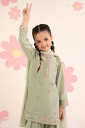kids-clothes-mkd-ea26-08-mint-green by Maria B Kids - Designer Dress  - Type : KidsClothes - Available at Libasekhas UK - 100% Original 