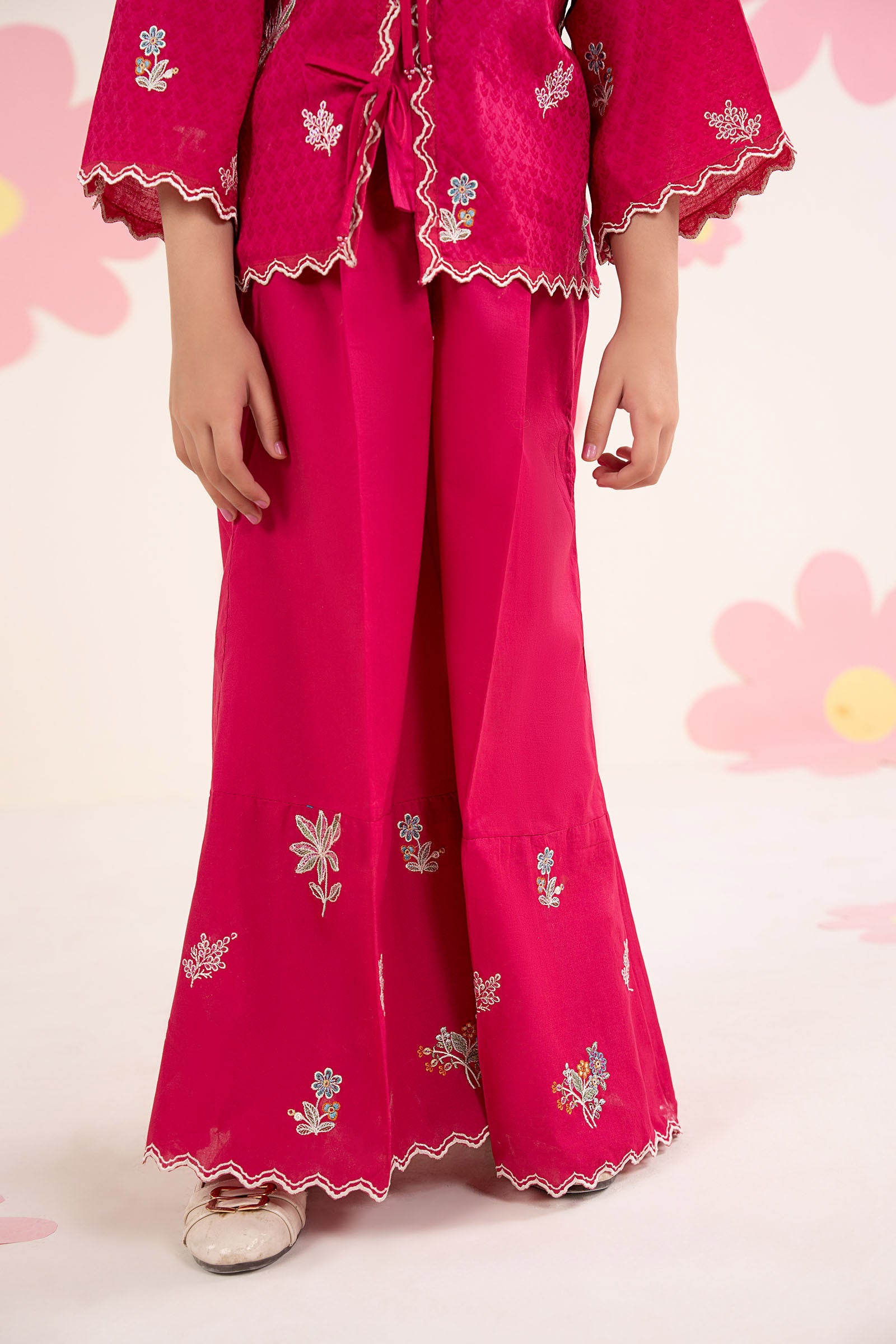 kids-clothes-mkd-ea26-09-pink by Maria B Kids - Designer Dress  - Type : KidsClothes - Available at Libasekhas UK - 100% Original 