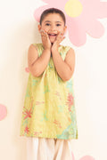 kids-clothes-mkd-ea26-10-green by Maria B Kids - Designer Dress  - Type : KidsClothes - Available at Libasekhas UK - 100% Original 
