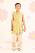 kids-clothes-mkd-ea26-10-green by Maria B Kids - Designer Dress  - Type : KidsClothes - Available at Libasekhas UK - 100% Original 