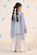 kids-clothes-mkd-ea26-11-blue by Maria B Kids - Designer Dress  - Type : KidsClothes - Available at Libasekhas UK - 100% Original 