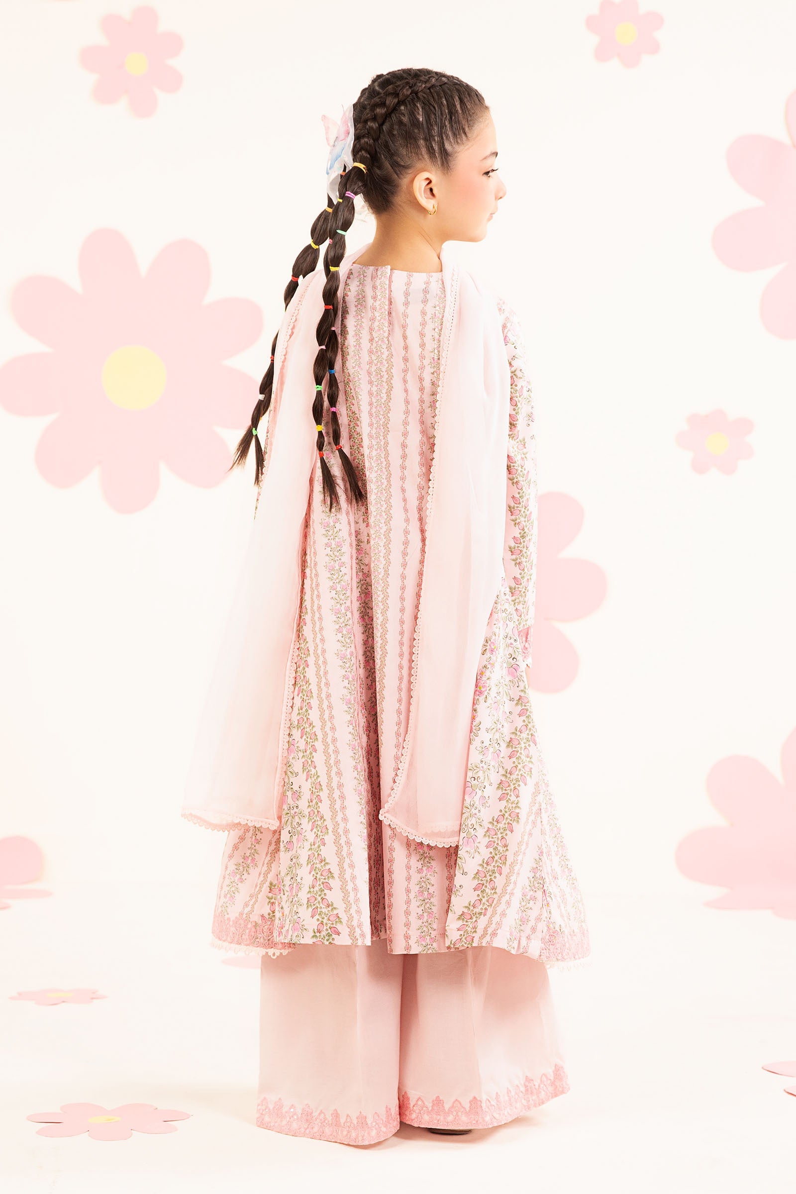 kids-clothes-mkd-ea26-12-light-pink by Maria B Kids - Designer Dress  - Type : KidsClothes - Available at Libasekhas UK - 100% Original 