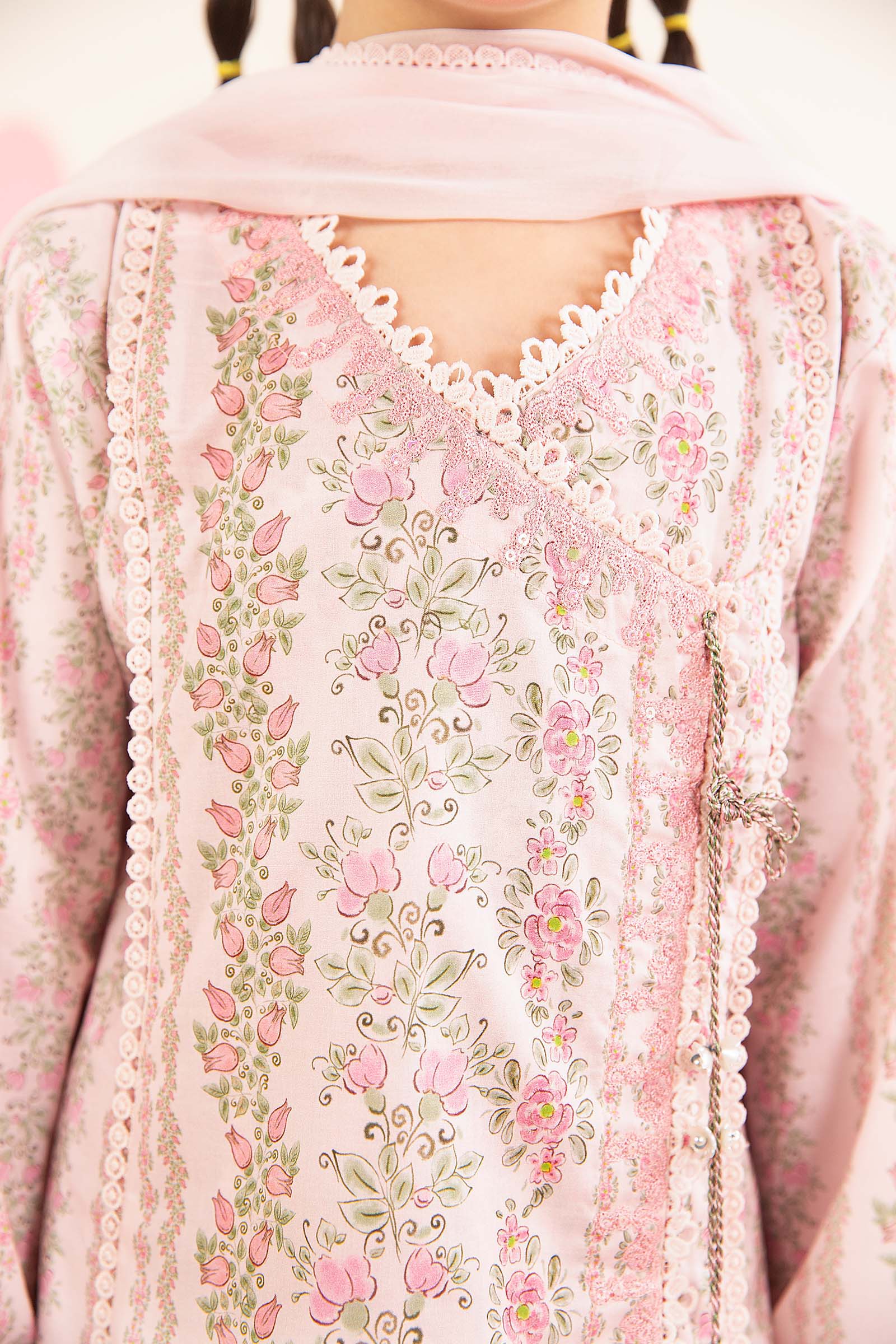kids-clothes-mkd-ea26-12-light-pink by Maria B Kids - Designer Dress  - Type : KidsClothes - Available at Libasekhas UK - 100% Original 