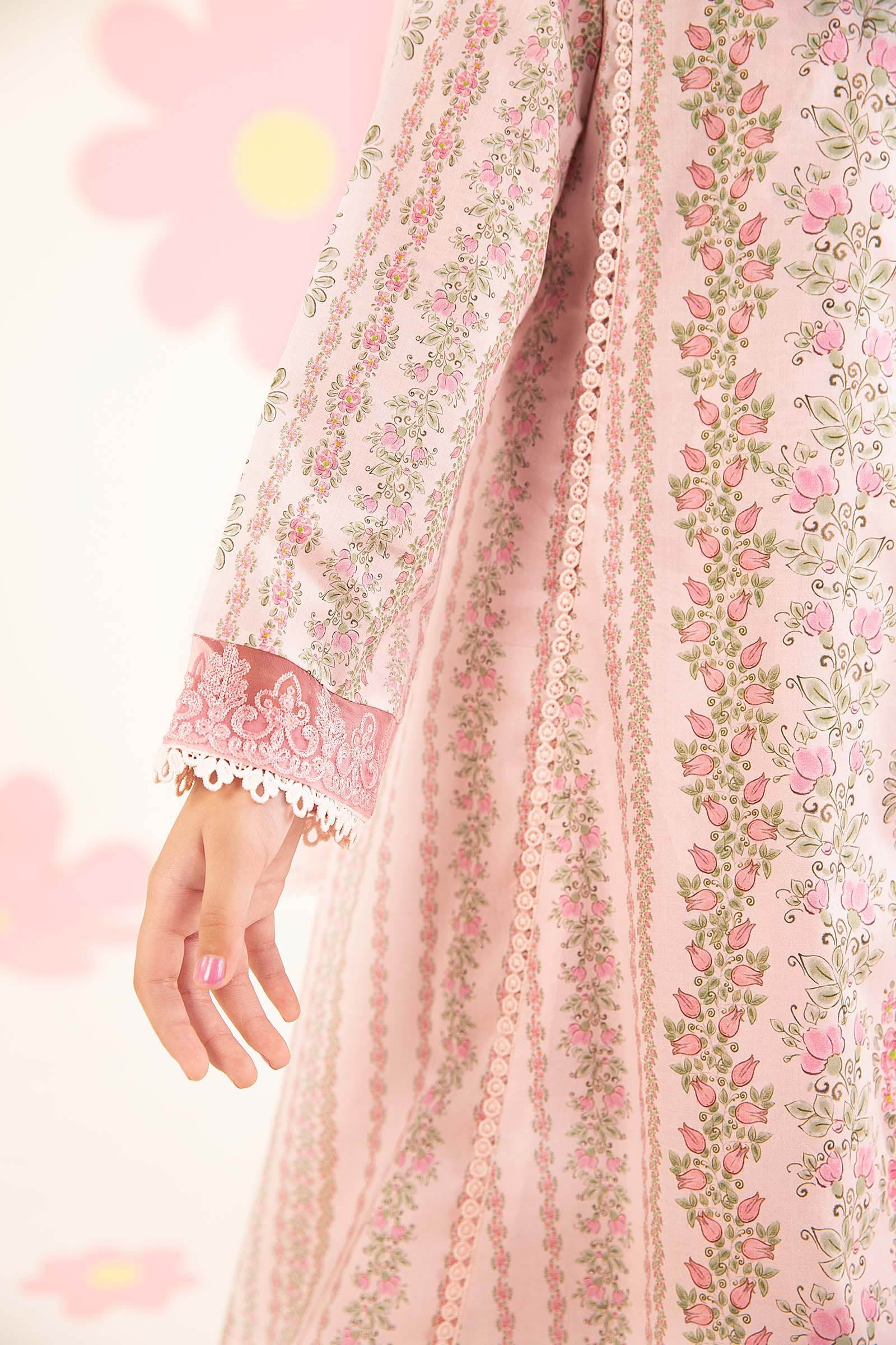 kids-clothes-mkd-ea26-12-light-pink by Maria B Kids - Designer Dress  - Type : KidsClothes - Available at Libasekhas UK - 100% Original 