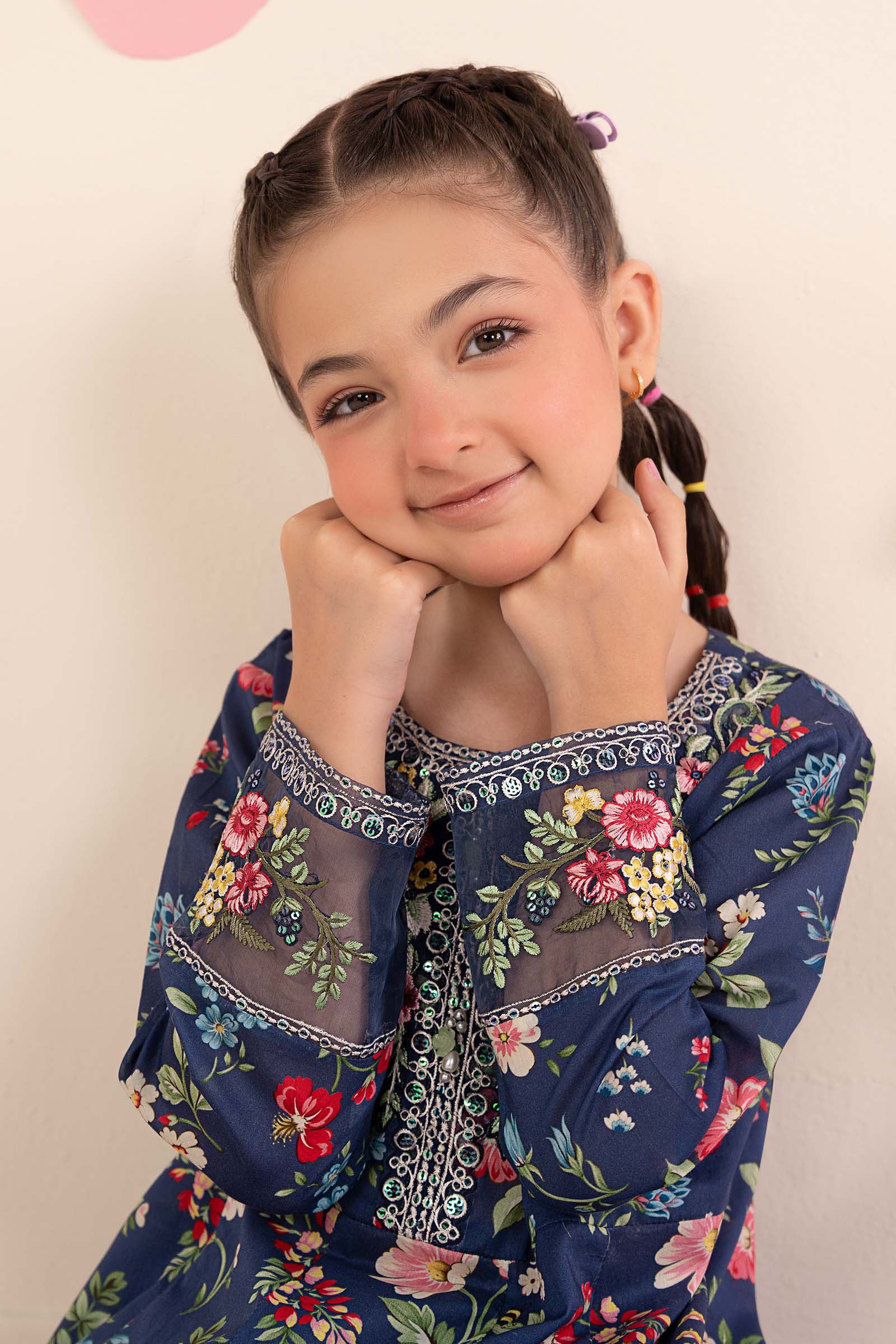 kids-clothes-mkd-ea26-15-blue by Maria B Kids - Designer Dress  - Type : KidsClothes - Available at Libasekhas UK - 100% Original 