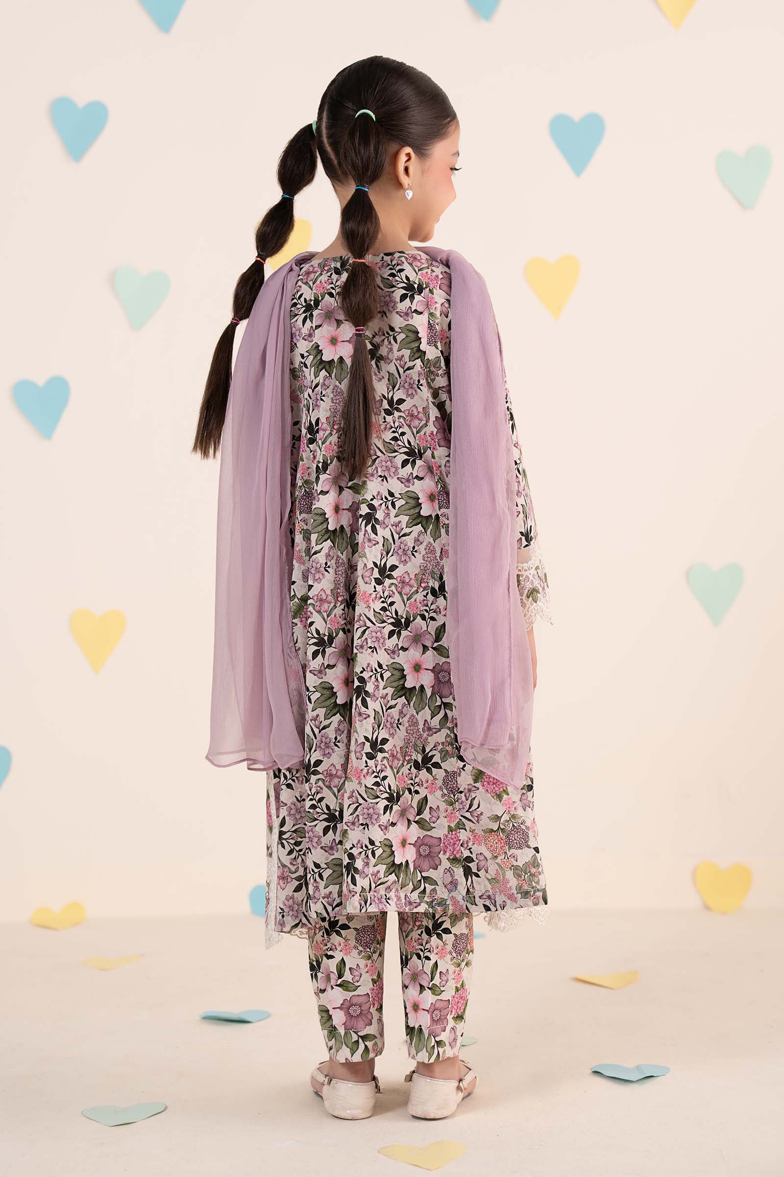 kids-clothes-mkd-ea26-18-pink by Maria B Kids - Designer Dress  - Type : KidsClothes - Available at Libasekhas UK - 100% Original 