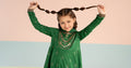 2 Piece Embroidered Lawn Suit - Kids Clothing - available at Maria Faisal in UK and USA.