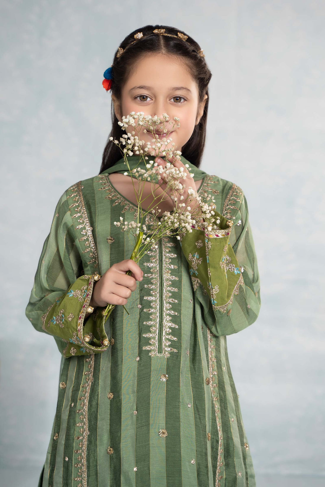 Maria B | 3 Piece Embroidered Yarn Dyed Suit | MKD-EF24-03 - by - Libasekhas UK - Registered Vendor of : Maria B - 100% Original Designer Dresss