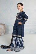 3 Piece Embroidered Lawn Suit - Kids Clothing - available at Maria Faisal in UK and USA.