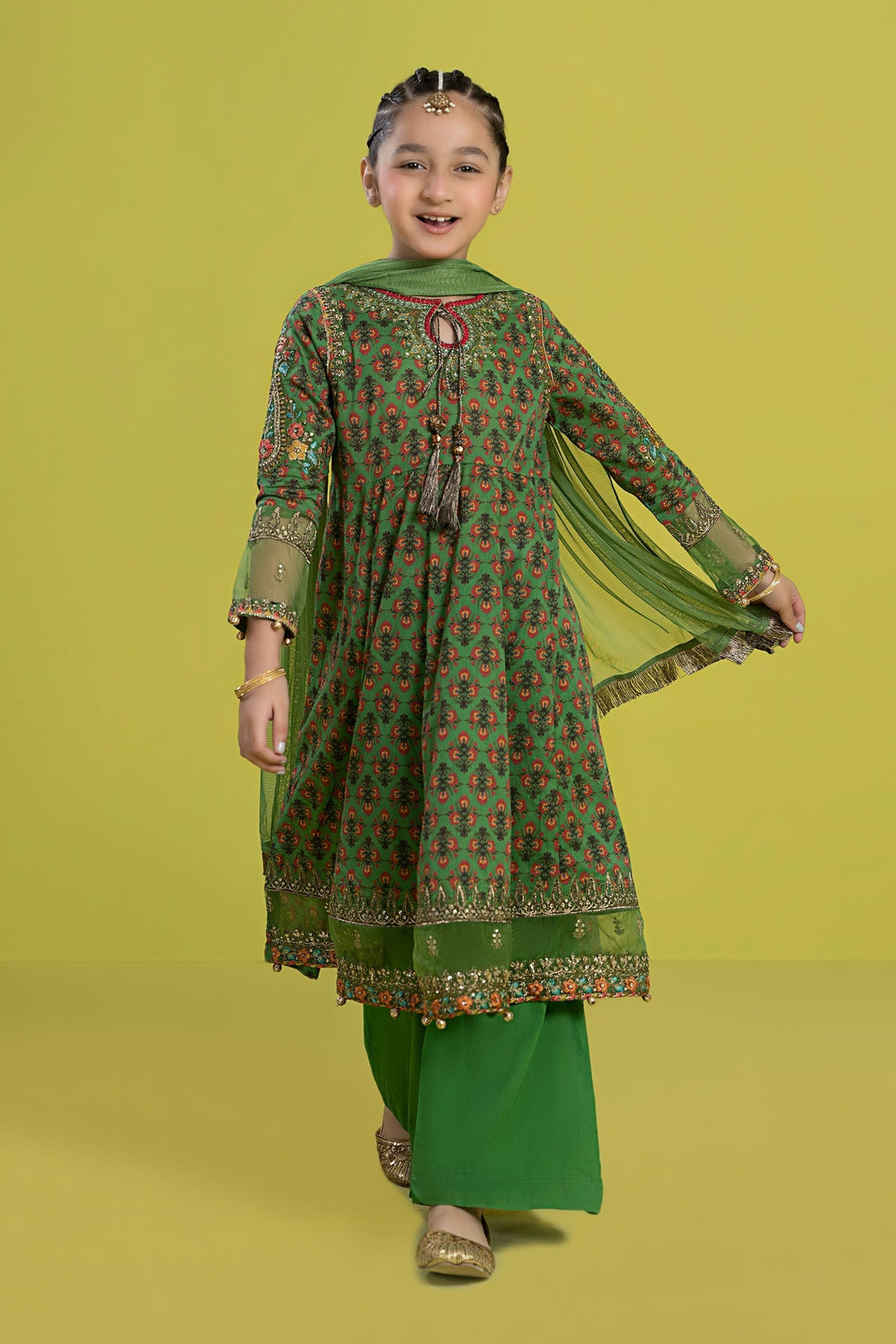 Maria B | 3 Piece Embroidered Lawn Suit | MKD-EF24-36 - by - Libasekhas UK - Registered Vendor of : Maria B - 100% Original Designer Dresss