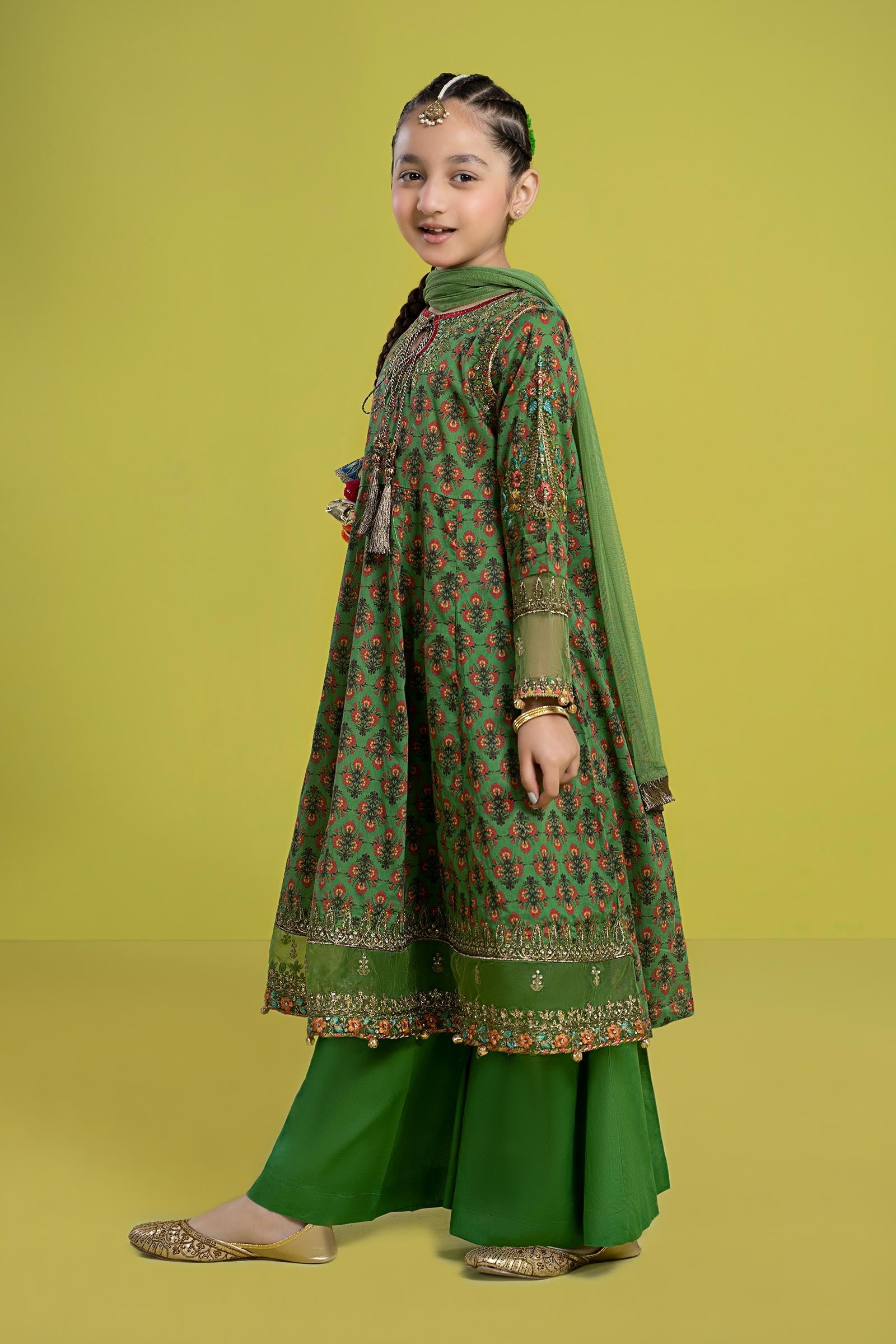 Maria B | 3 Piece Embroidered Lawn Suit | MKD-EF24-36 - by - Libasekhas UK - Registered Vendor of : Maria B - 100% Original Designer Dresss
