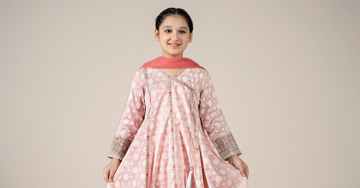 Maria B | 3 Piece Embroidered Lawn Suit | MKD-EF25-09 - by - Libasekhas UK - Registered Vendor of : Maria B - 100% Original Designer Dresss