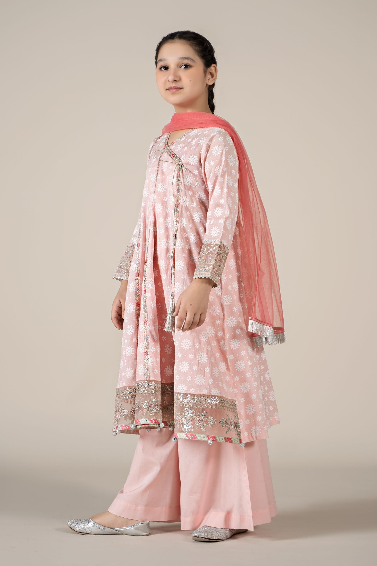 Maria B | 3 Piece Embroidered Lawn Suit | MKD-EF25-09 - by - Libasekhas UK - Registered Vendor of : Maria B - 100% Original Designer Dresss