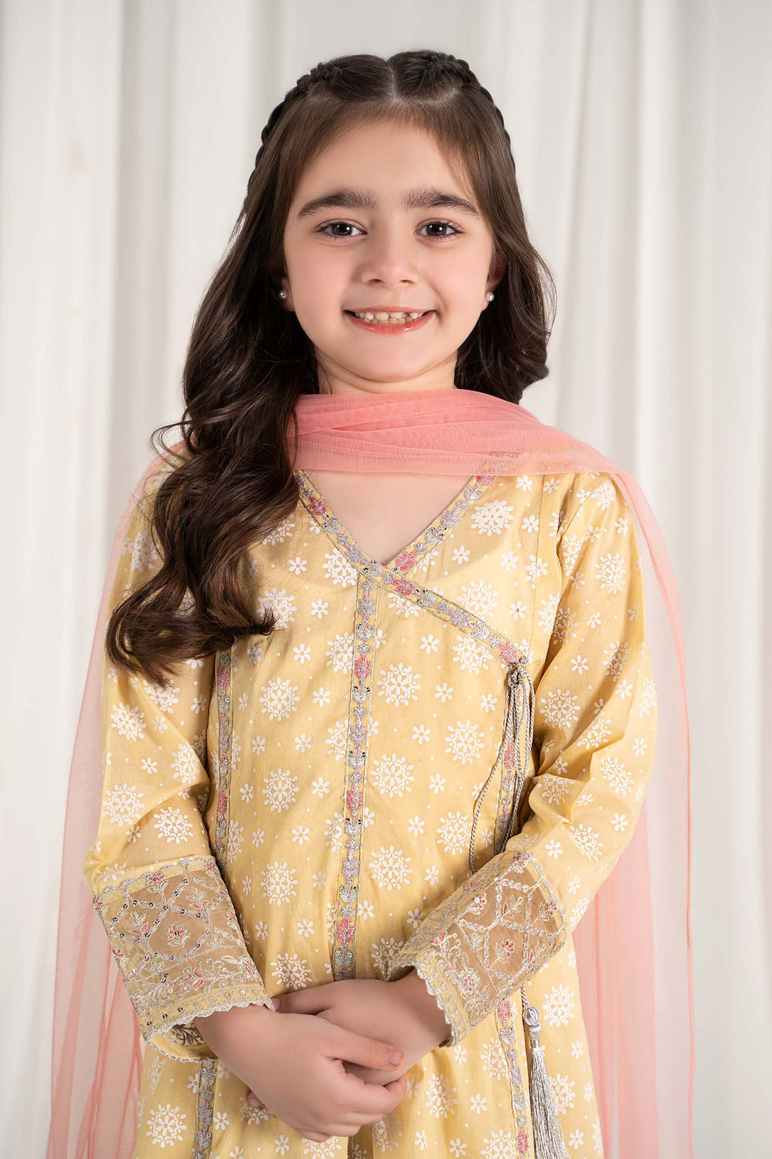 Maria B | 3 Piece Embroidered Lawn Suit | MKD-EF25-09 - by - Libasekhas UK - Registered Vendor of : Maria B - 100% Original Designer Dresss