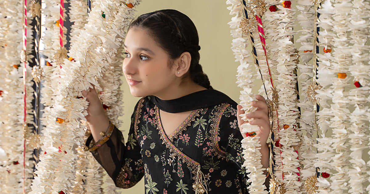 Maria B | 3 Piece Printed Lawn Suit | MKD-EF25-13 - by - Libasekhas UK - Registered Vendor of : Maria B - 100% Original Designer Dresss