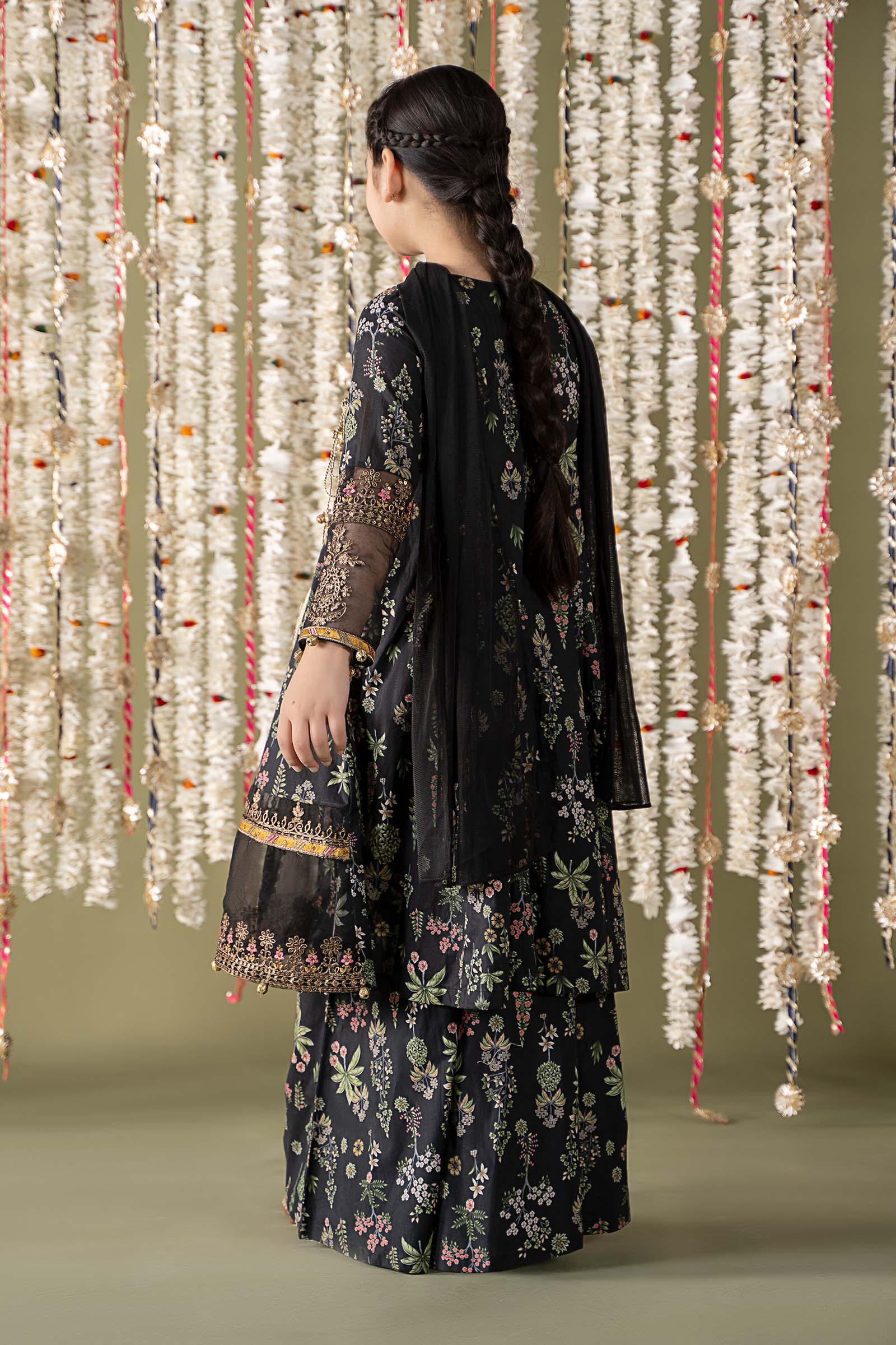 Maria B | 3 Piece Printed Lawn Suit | MKD-EF25-13 - by - Libasekhas UK - Registered Vendor of : Maria B - 100% Original Designer Dresss