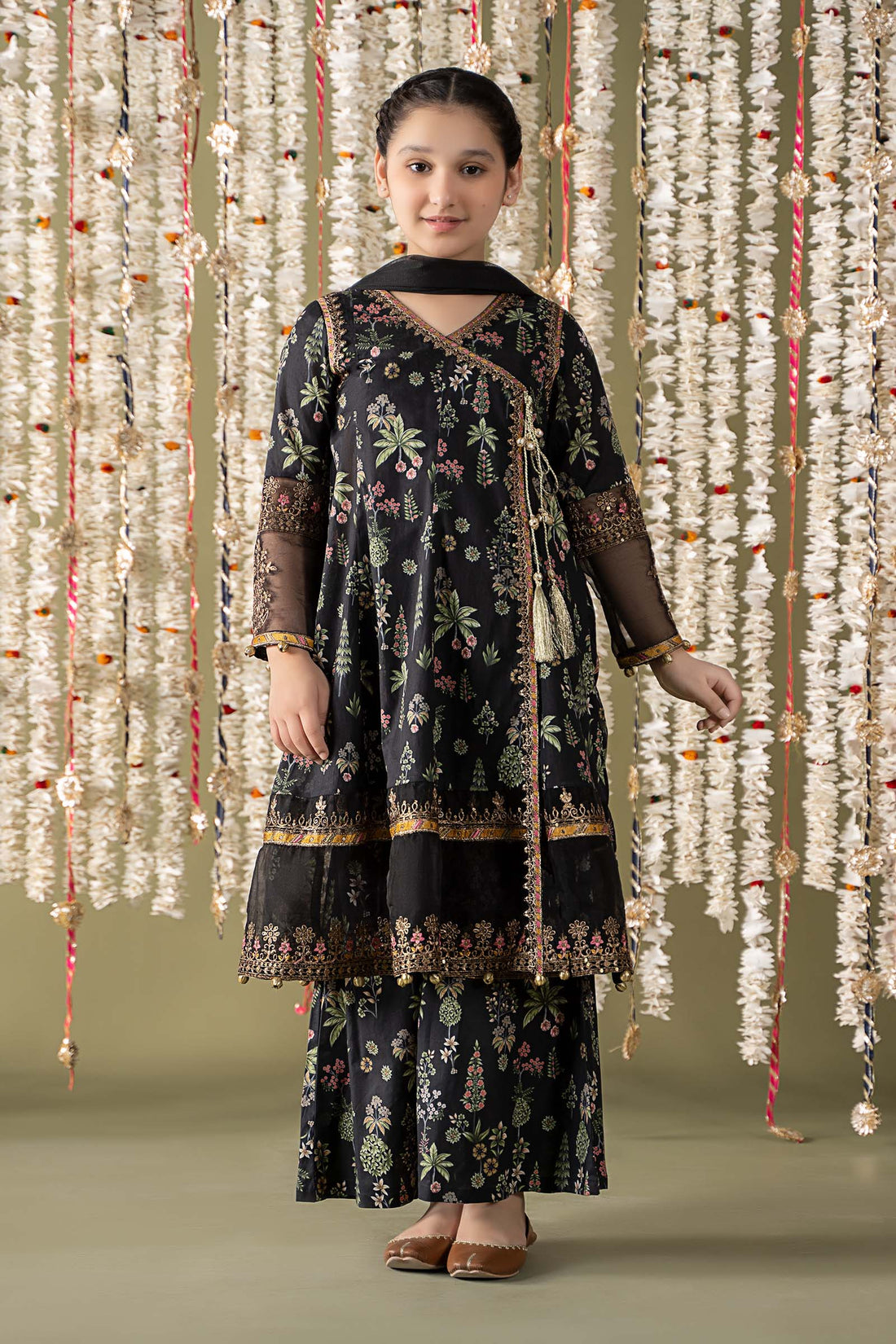 Maria B | 3 Piece Printed Lawn Suit | MKD-EF25-13 - by - Libasekhas UK - Registered Vendor of : Maria B - 100% Original Designer Dresss