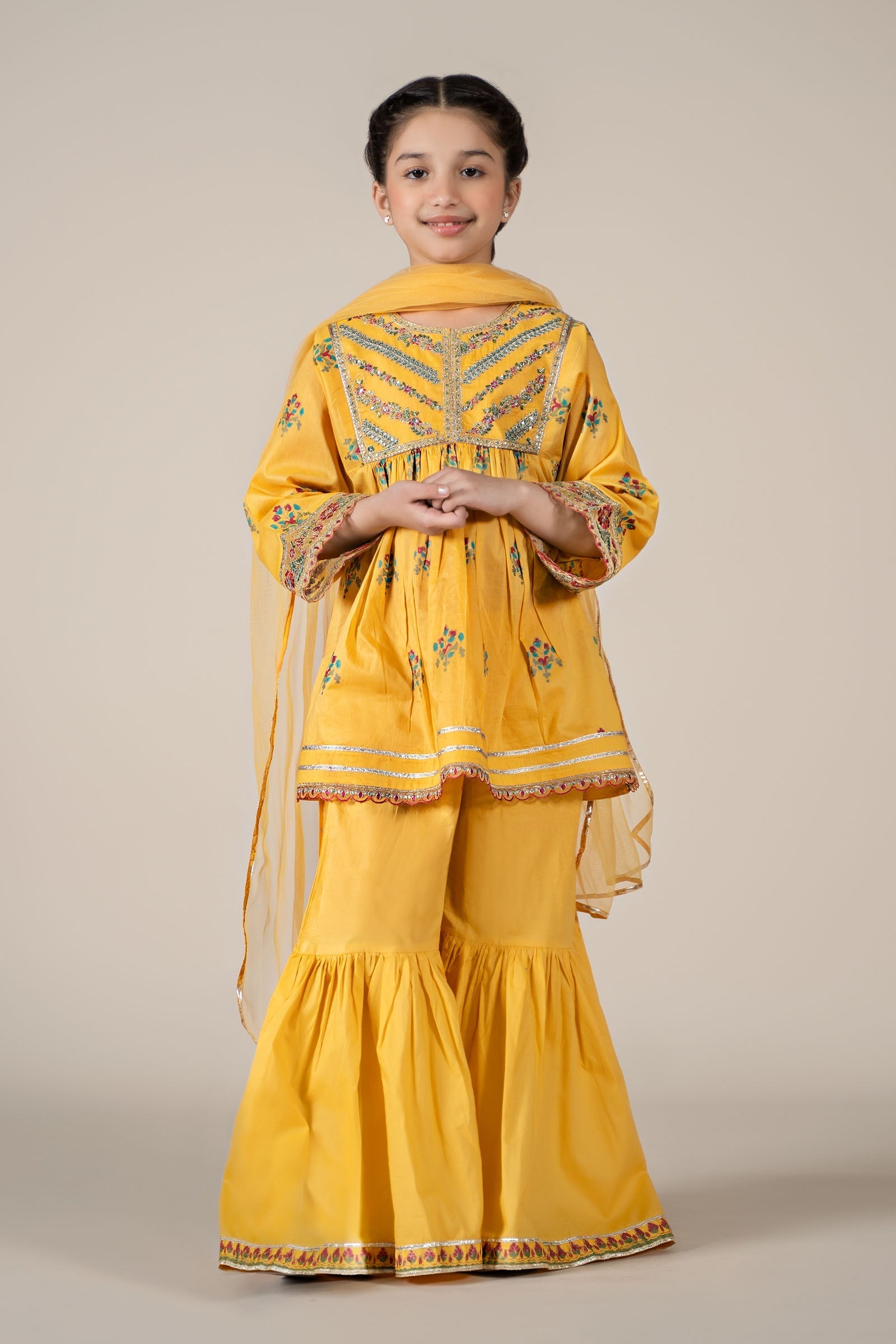 Maria B | 3 Piece Embroidered Lawn Suit | MKD-EF25-15 - by - Libasekhas UK - Registered Vendor of : Maria B - 100% Original Designer Dresss
