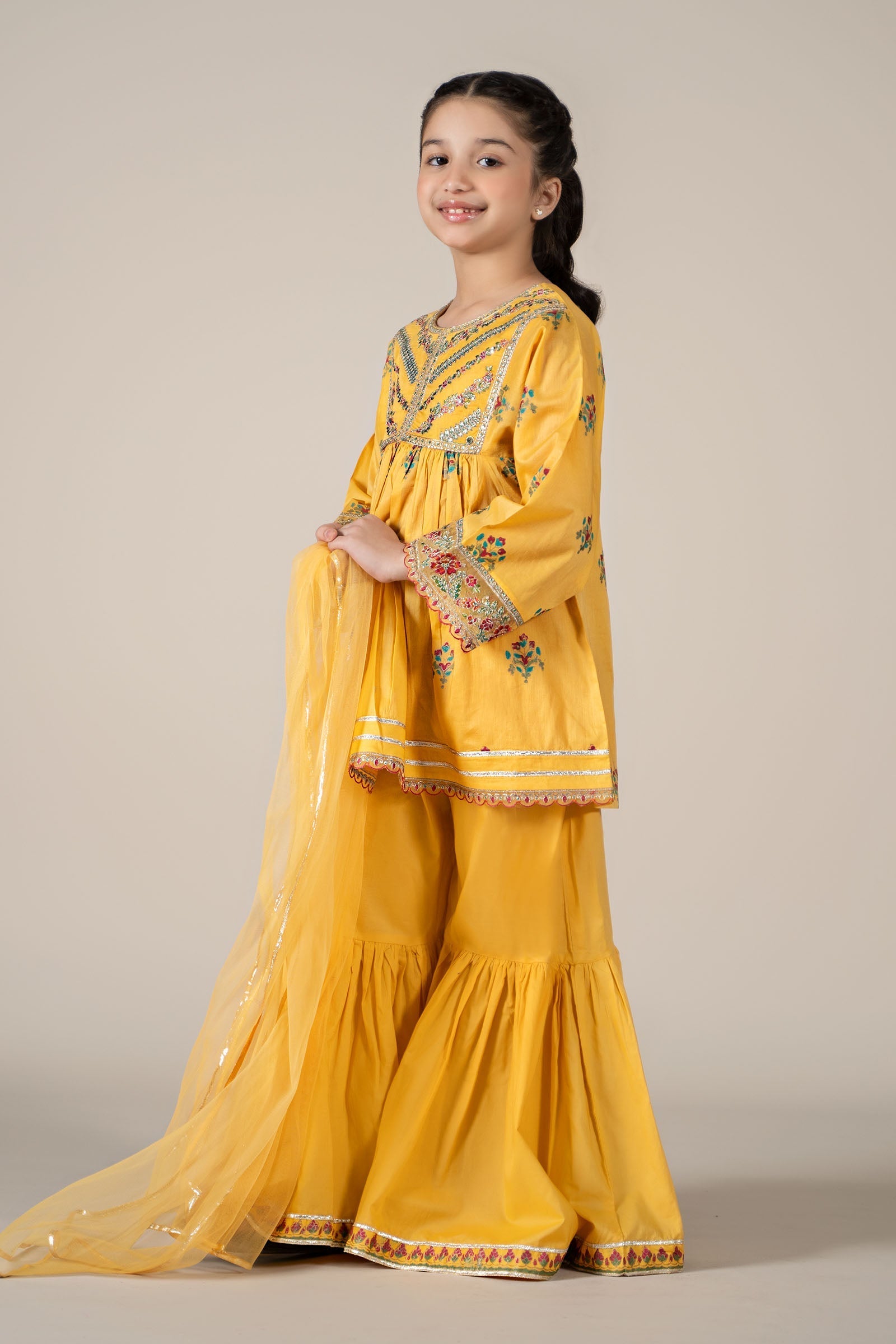 Maria B | 3 Piece Embroidered Lawn Suit | MKD-EF25-15 - by - Libasekhas UK - Registered Vendor of : Maria B - 100% Original Designer Dresss