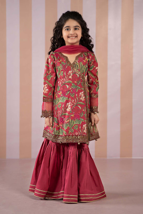 Maria B | 3 Piece Printed Lawn Suit | MKD-EF25-18 - by - Libasekhas UK - Registered Vendor of : Maria B - 100% Original Designer Dresss