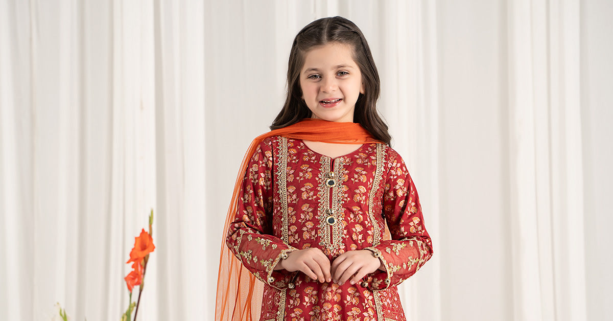 Maria B | 3 Piece Embroidered Lawn Suit | MKD-EF25-23 - by - Libasekhas UK - Registered Vendor of : Maria B - 100% Original Designer Dresss