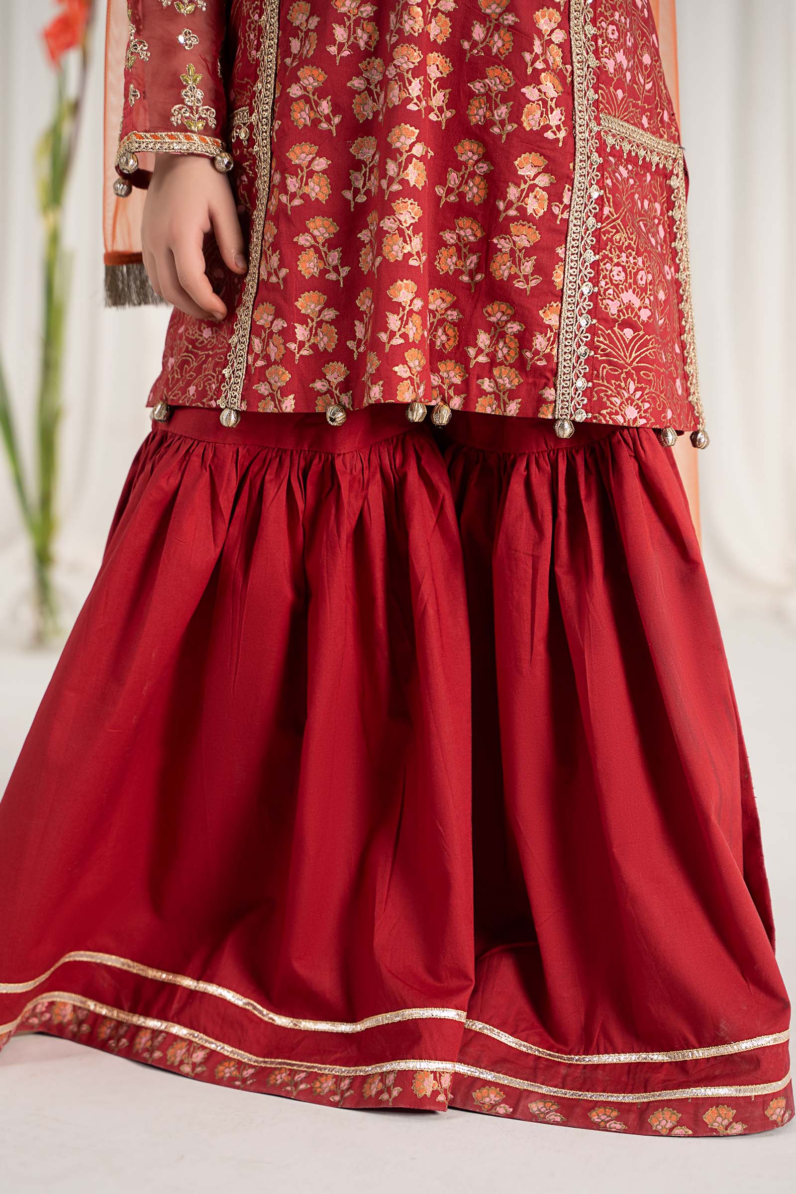 Maria B | 3 Piece Embroidered Lawn Suit | MKD-EF25-23 - by - Libasekhas UK - Registered Vendor of : Maria B - 100% Original Designer Dresss
