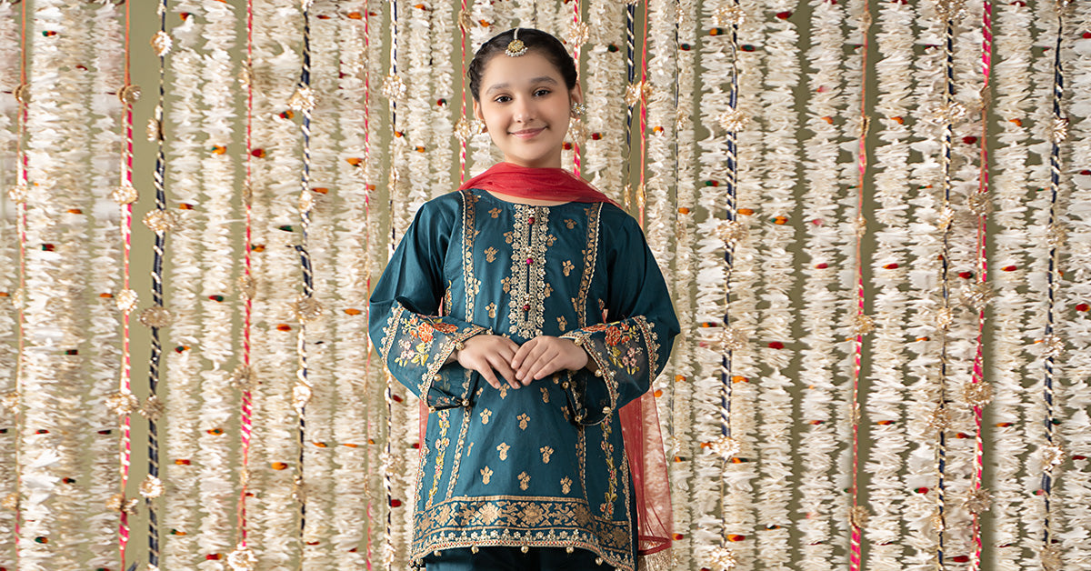 Maria B | 3 Piece Embroidered Lawn Suit | MKD-EF25-24 - by - Libasekhas UK - Registered Vendor of : Maria B - 100% Original Designer Dresss