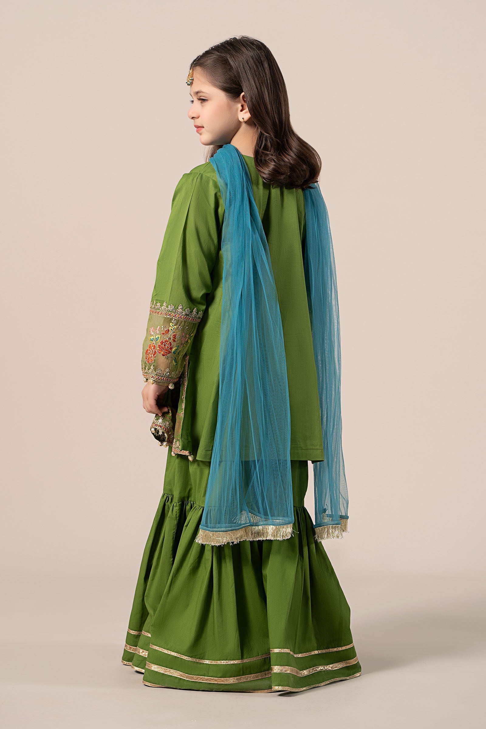 Maria B | 3 Piece Embroidered Lawn Suit | MKD-EF25-24 - by - Libasekhas UK - Registered Vendor of : Maria B - 100% Original Designer Dresss