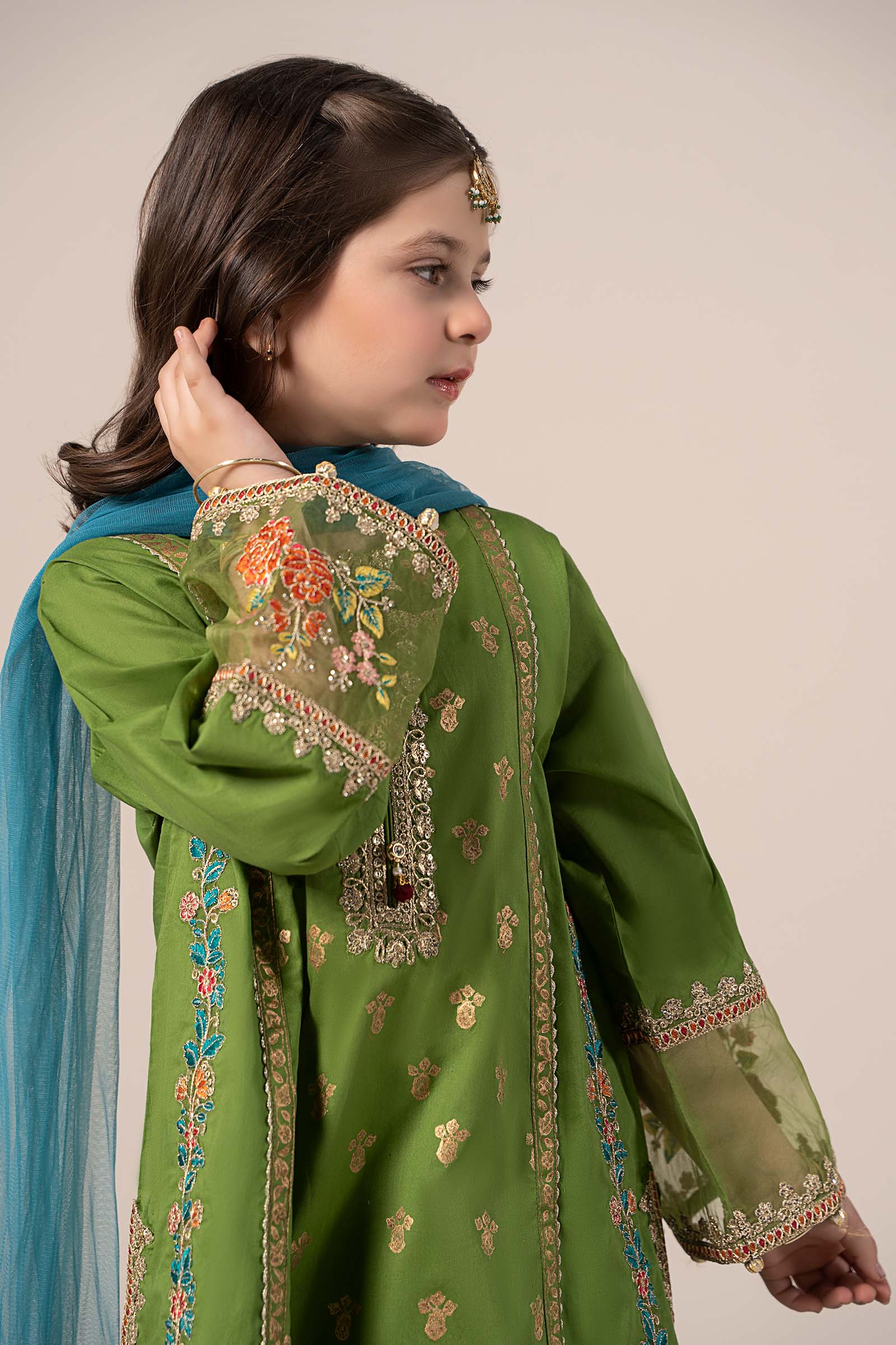 Maria B | 3 Piece Embroidered Lawn Suit | MKD-EF25-24 - by - Libasekhas UK - Registered Vendor of : Maria B - 100% Original Designer Dresss