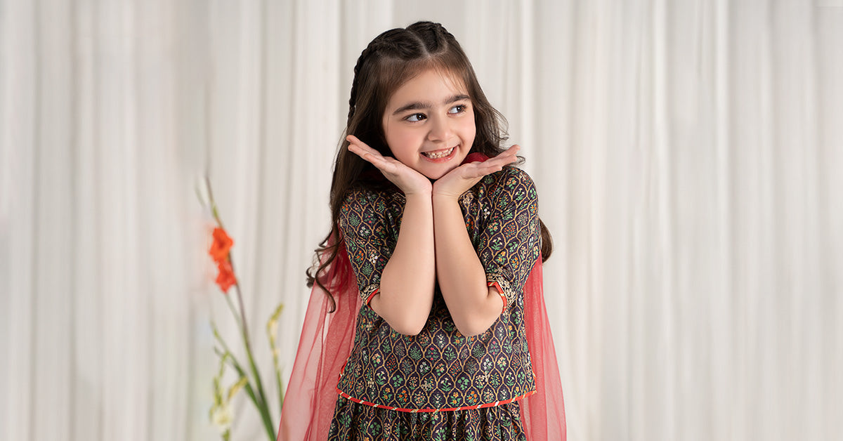 Maria B | 3 Piece Printed Lawn Suit | MKD-EF25-30 - by - Libasekhas UK - Registered Vendor of : Maria B - 100% Original Designer Dresss