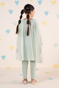 kids-clothes-mkd-ef25-50r1-sea-green by Maria B Kids - Designer Dress  - Type : KidsClothes - Available at Libasekhas UK - 100% Original 