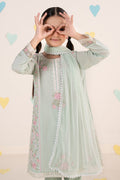 kids-clothes-mkd-ef25-50r1-sea-green by Maria B Kids - Designer Dress  - Type : KidsClothes - Available at Libasekhas UK - 100% Original 