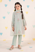 kids-clothes-mkd-ef25-50r1-sea-green by Maria B Kids - Designer Dress  - Type : KidsClothes - Available at Libasekhas UK - 100% Original 