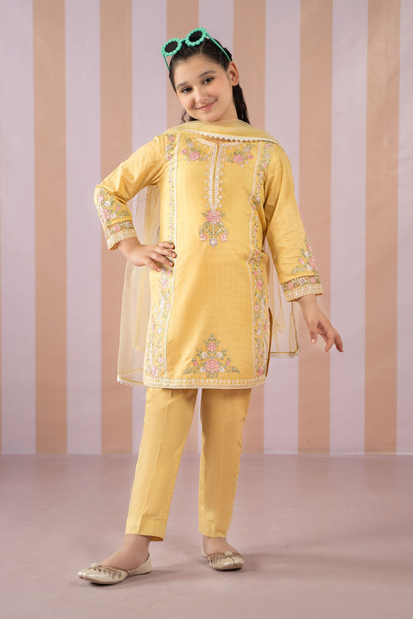 Maria B | 3 Piece Embroidered Dobby Lawn Suit | MKD-EF25-50 - by - Libasekhas UK - Registered Vendor of : Maria B - 100% Original Designer Dresss