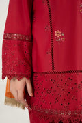kids-clothes-mkd-ef25-53r1-red by Maria B Kids - Designer Dress  - Type : KidsClothes - Available at Libasekhas UK - 100% Original 
