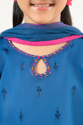 kids-clothes-mkd-ef25-57r1-blue by Maria B Kids - Designer Dress  - Type : KidsClothes - Available at Libasekhas UK - 100% Original 