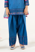 kids-clothes-mkd-ef25-57r1-blue by Maria B Kids - Designer Dress  - Type : KidsClothes - Available at Libasekhas UK - 100% Original 