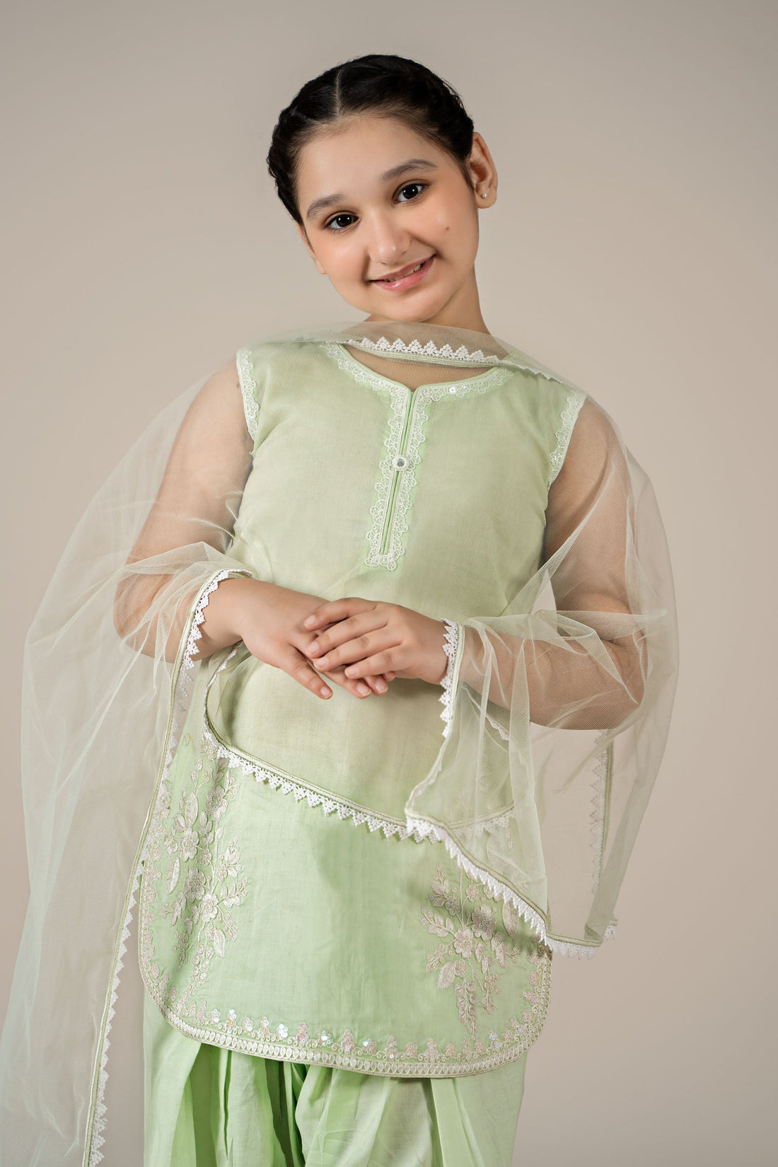 Maria B | 3 Piece Embroidered Lawn Suit | MKD-EF25-60 - by - Libasekhas UK - Registered Vendor of : Maria B - 100% Original Designer Dresss