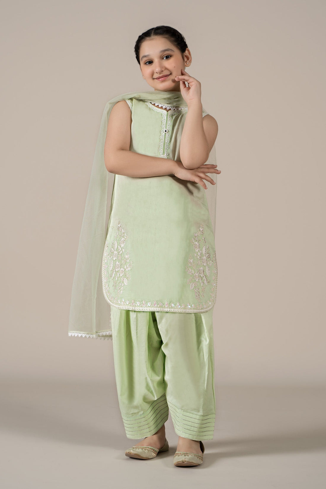 Maria B | 3 Piece Embroidered Lawn Suit | MKD-EF25-60 - by - Libasekhas UK - Registered Vendor of : Maria B - 100% Original Designer Dresss