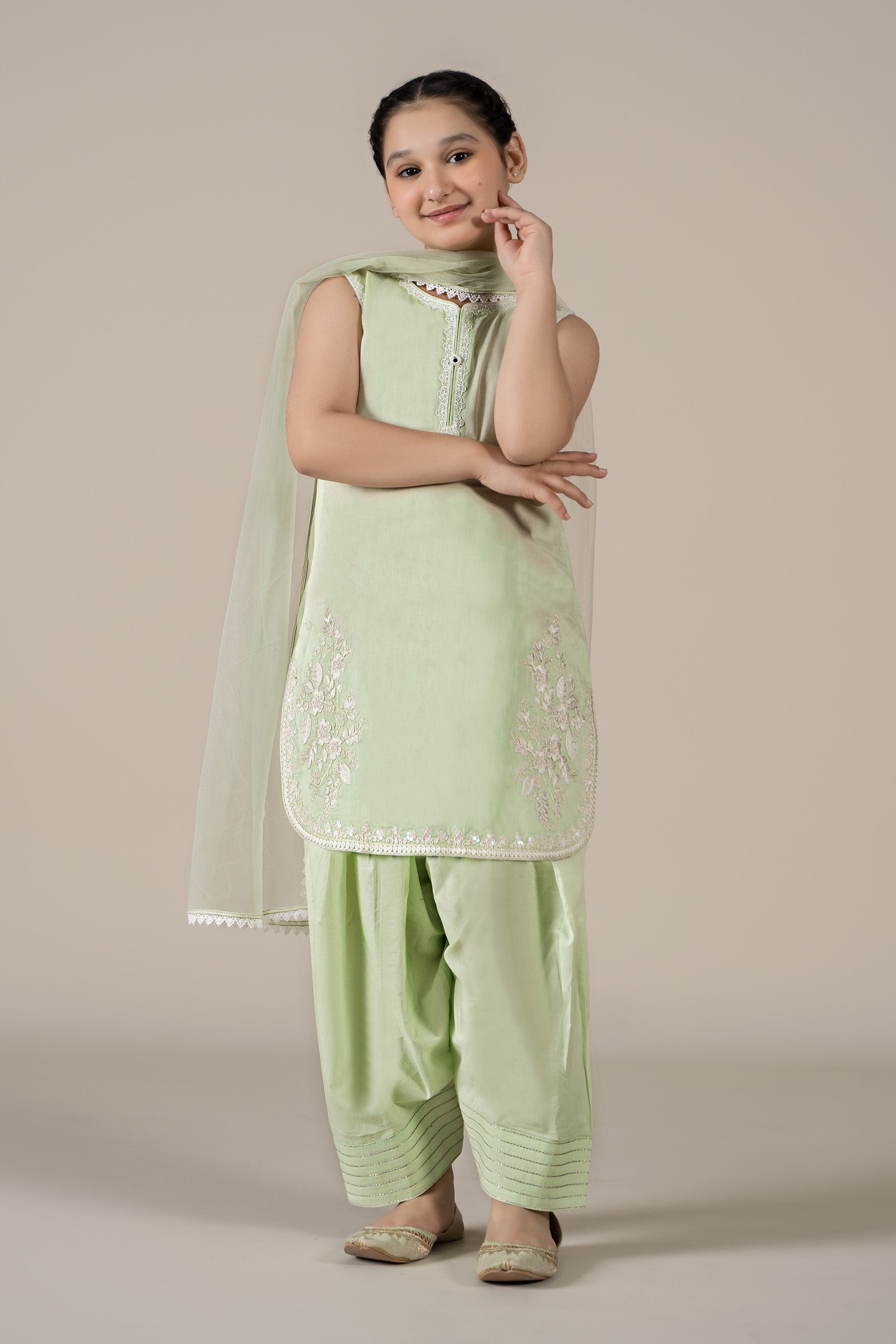 Maria B | 3 Piece Embroidered Lawn Suit | MKD-EF25-60 - by - Libasekhas UK - Registered Vendor of : Maria B - 100% Original Designer Dresss