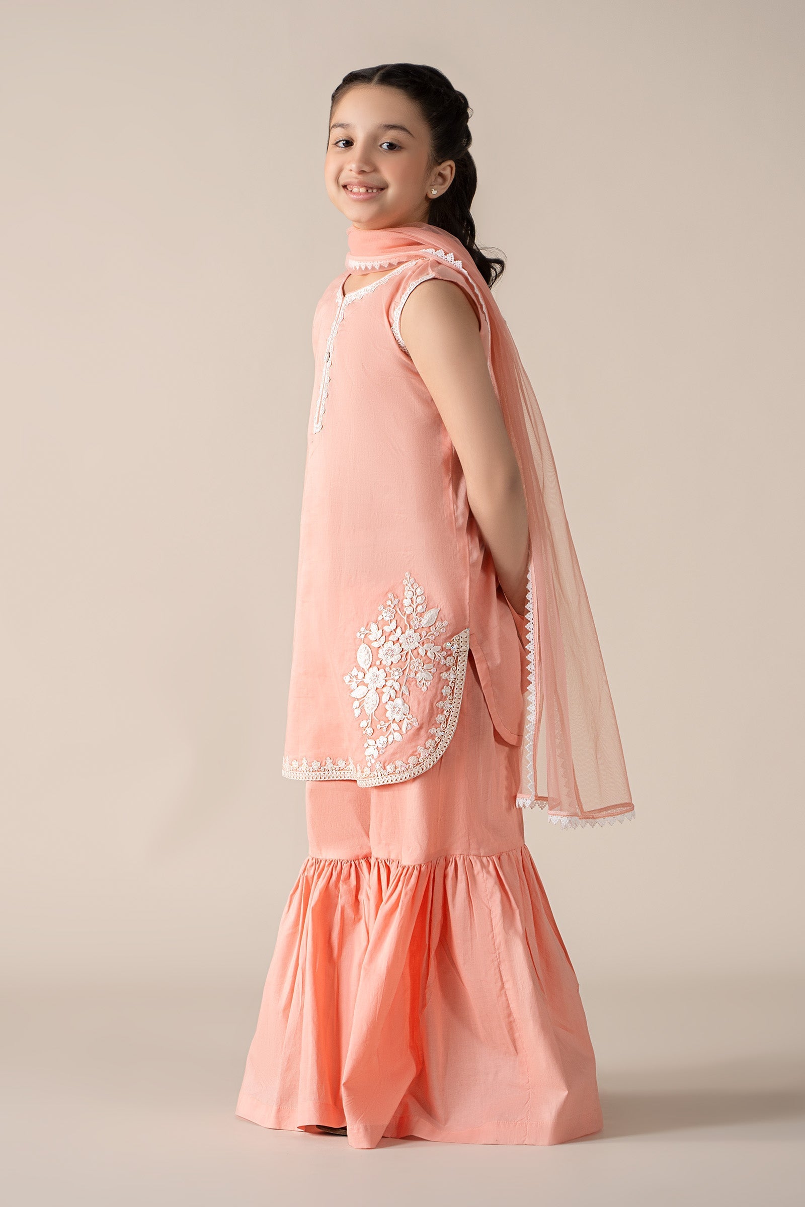Maria B | 3 Piece Embroidered Lawn Suit | MKD-EF25-60 - by - Libasekhas UK - Registered Vendor of : Maria B - 100% Original Designer Dresss