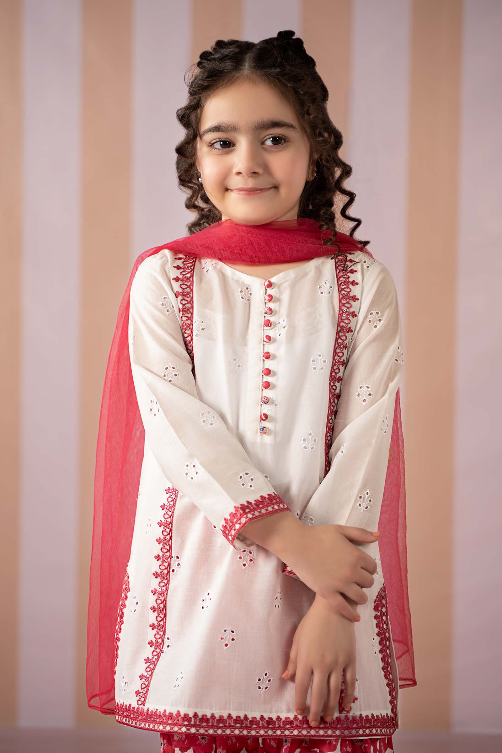 Maria B | 3 Piece Embroidered Lawn Suit | MKD-EF25-66 - by - Libasekhas UK - Registered Vendor of : Maria B - 100% Original Designer Dresss